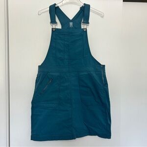 Title Nine Overall Mini Dress teal